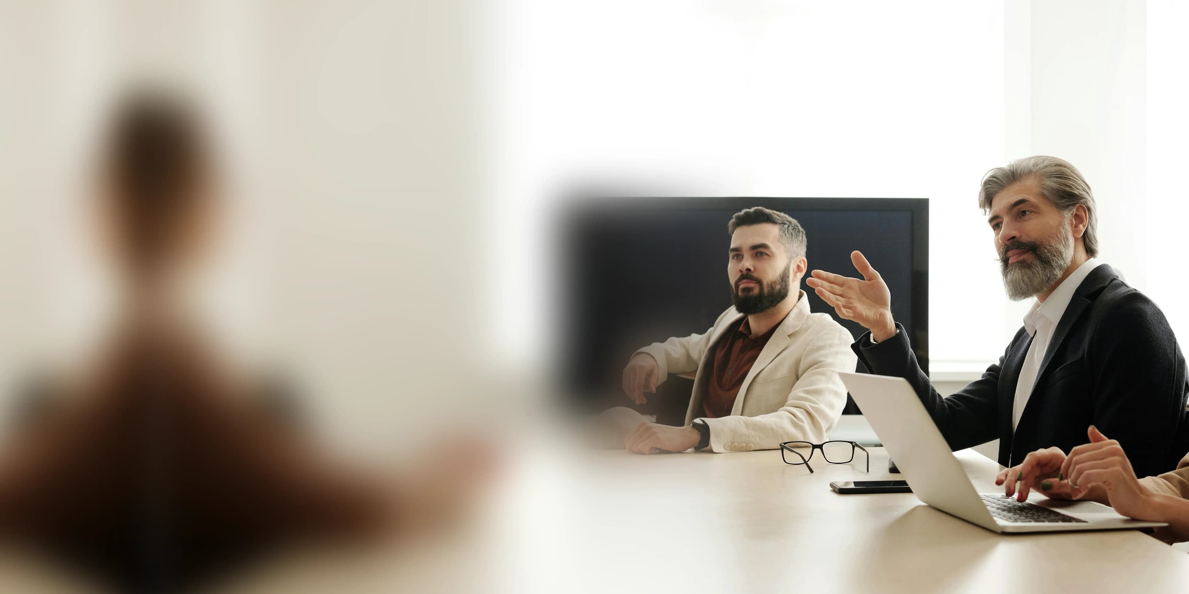 Modern corporate building